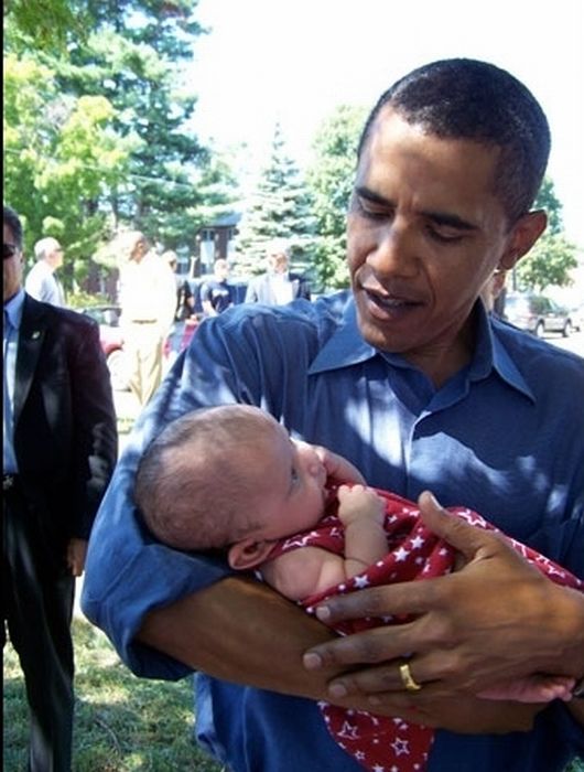 Obama with Babies (50 pics)