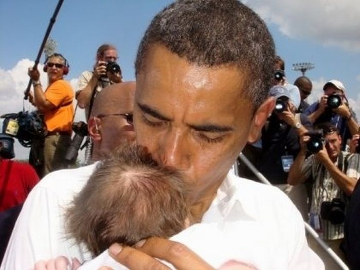 Obama with Babies (50 pics)