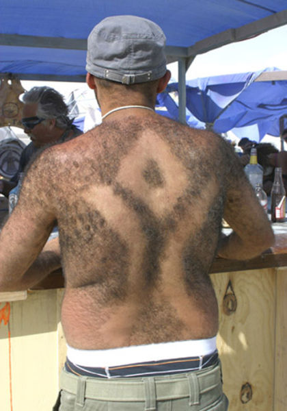 Back Hair Art (15 pics)