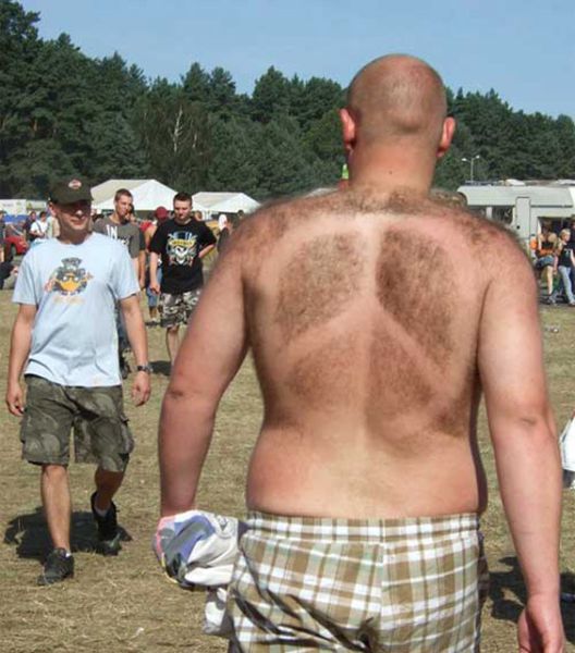 Back Hair Art (15 pics)