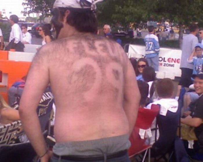 Back Hair Art (15 pics)