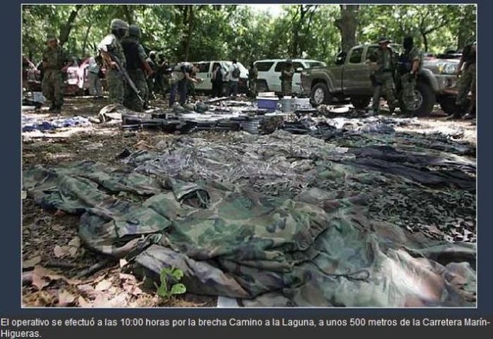 Weapons of a Mexican Drug Cartel (28 pics)
