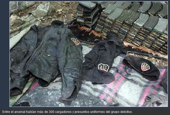 Weapons of a Mexican Drug Cartel (28 pics)