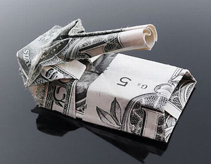 Dollar Bill Origami Art (35 pics)