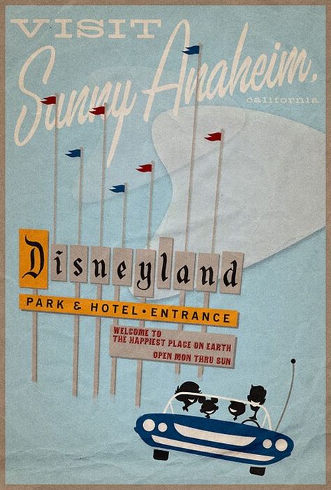 Vintage Disneyland Posters (42 pics)