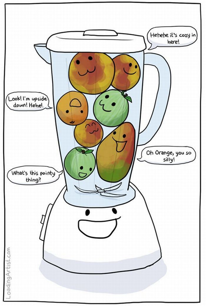 The Sad Story of a Blender (5 pics)