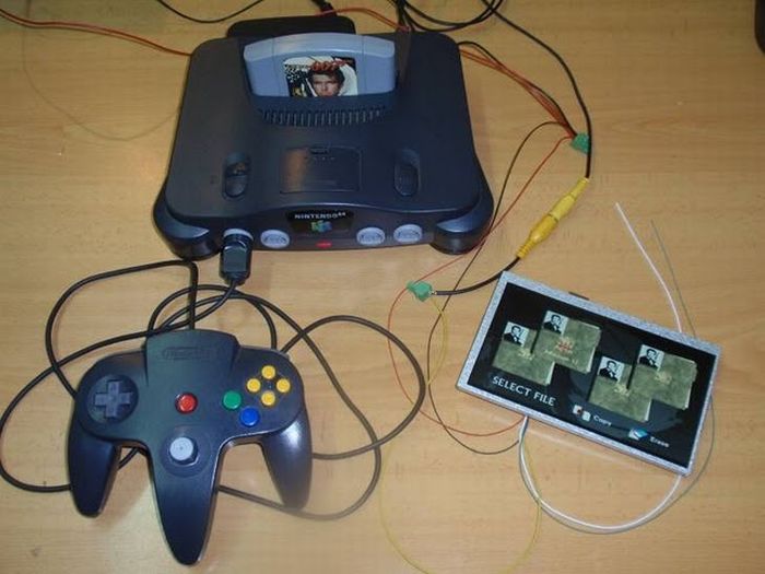 Handheld Console Made Out of an old N64 (75 pics)