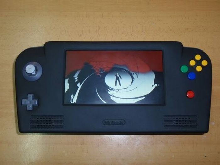 Handheld Console Made Out of an old N64 (75 pics)