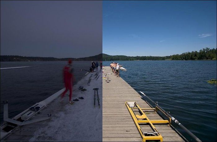 Summer vs Winter (18 pics)