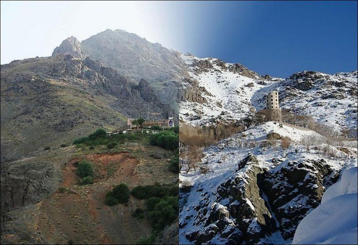Summer vs Winter (18 pics)