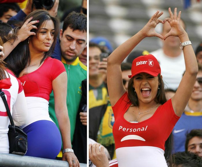 Sexy Female Fans Of Copa America 48 Pics