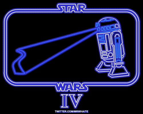 Neon Signs of Famous Movies. Part 2 (15 gifs)