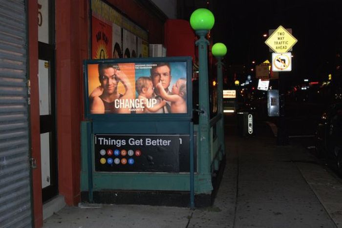 “Feel Good” Signs in NYC Subways (7 pics)