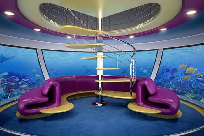 Luxury Resort "Amphibious 1000" in Qatar (11 pics)