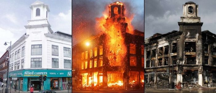 Riots in London: Before and After (6 pics)