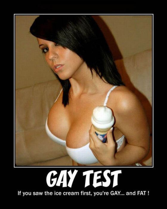 Gay Test Demotivational Posters (49 pics)