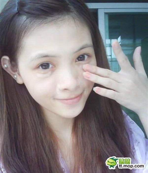 A Young Girl Before and After makeup (60 pics)