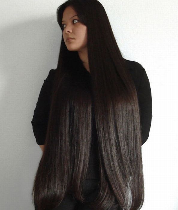 Long-Haired Girls. Part 2 (58 pics)
