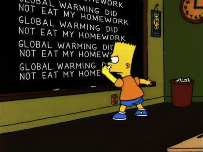 Bart At Blackboard Set Of Pics (70 pics)