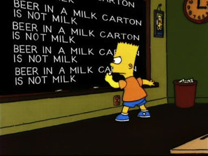 Bart At Blackboard Set Of Pics (70 pics)