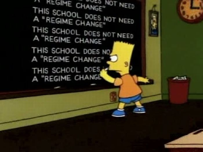 Bart At Blackboard Set Of Pics (70 pics)