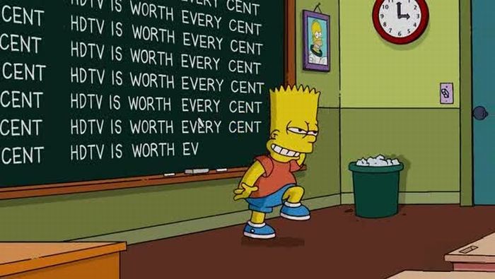Bart At Blackboard Set Of Pics (70 pics)