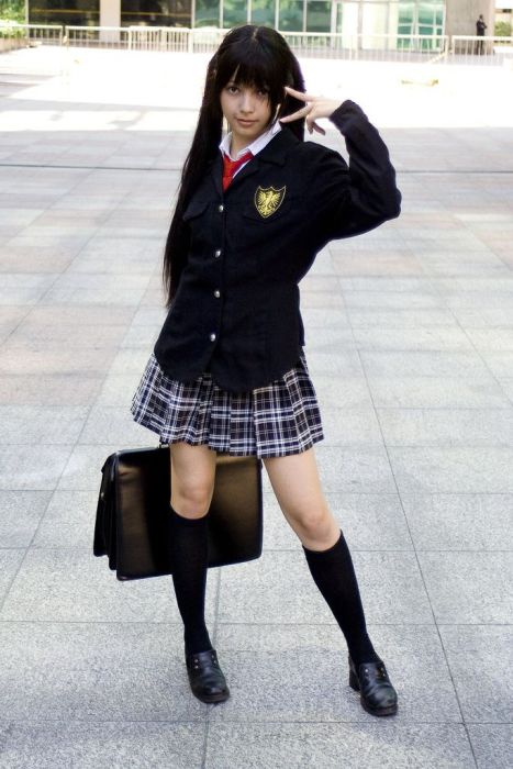 Cuties In School Uniform (77 pics)