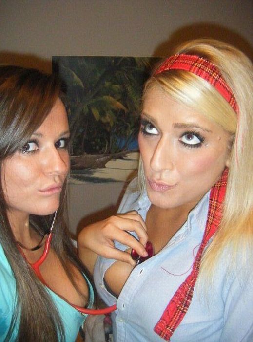 Cuties In School Uniform (77 pics)