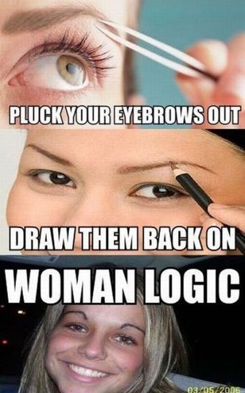 Weird Woman's Logic (8 pics)