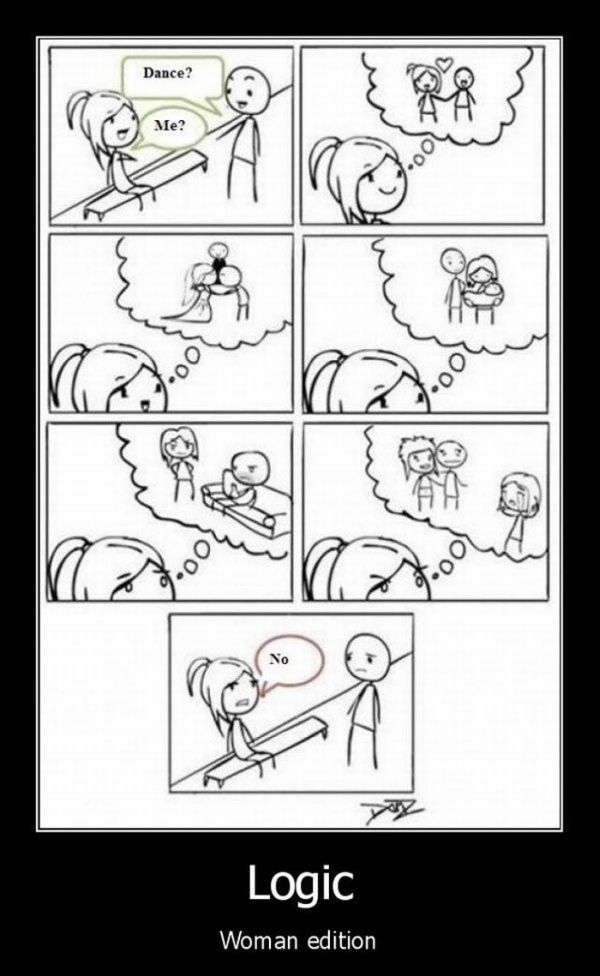 Weird Woman's Logic (8 pics)