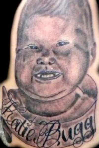 The Worst Baby Portrait Tattoos (15 pics)