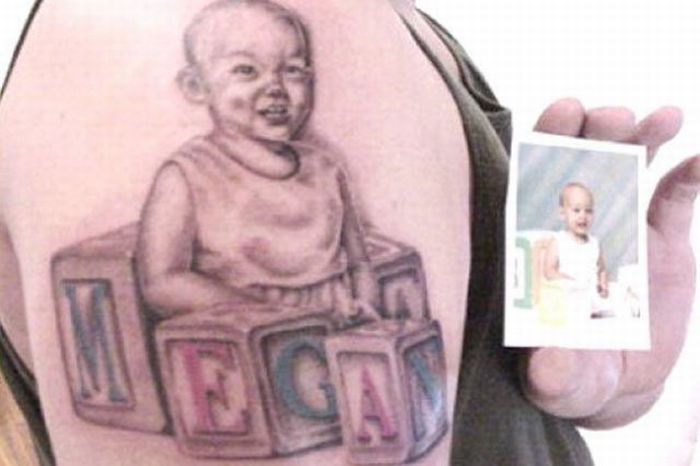 The Worst Baby Portrait Tattoos (15 pics)