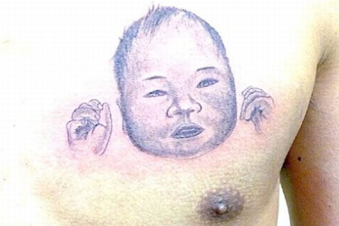 The Worst Baby Portrait Tattoos (15 pics)