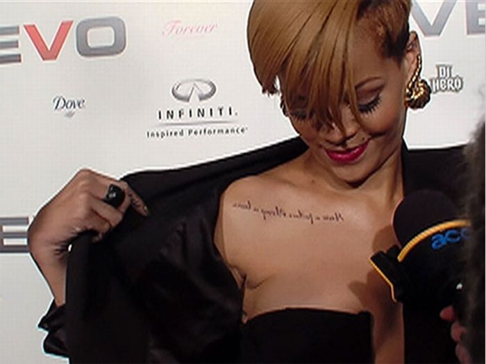 19 Beautiful Rihanna Tattoos And Their Meanings