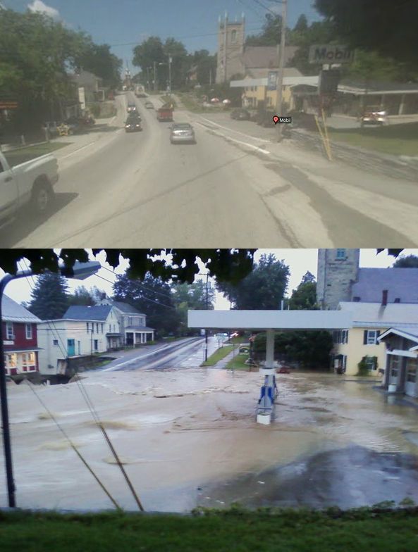 Before & After Hurricane Irene (17 pics)