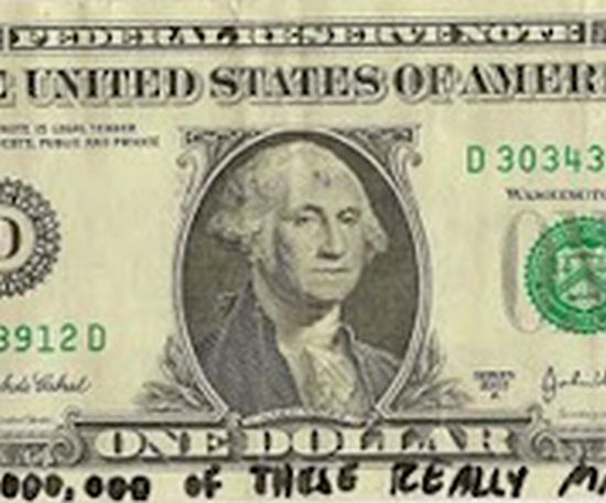 Funny Examples of Defaced Money (44 pics)