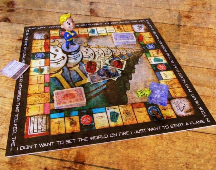 Impressive Fallout Monopoly Board Game (9 pics)
