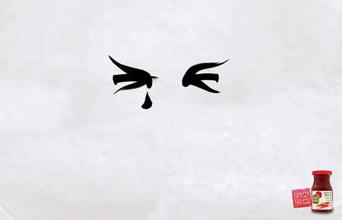 Brilliant Minimalist Print Ads. Part 2 (32 pics)