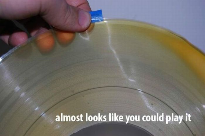 The Best Way to Clean Dirty Vinyl Disks (9 pics)