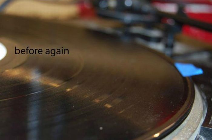 The Best Way to Clean Dirty Vinyl Disks (9 pics)