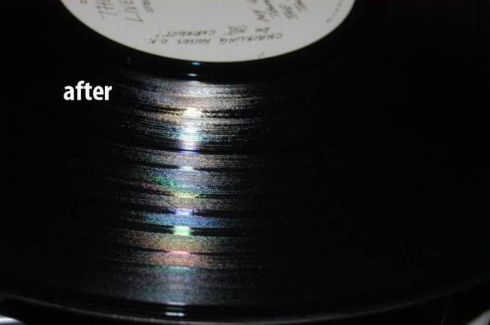 The Best Way to Clean Dirty Vinyl Disks (9 pics)