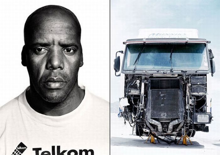 Truckers and Their Vehicles Look Alike (11 pics)