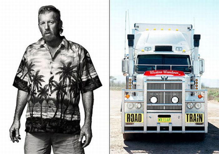 Truckers and Their Vehicles Look Alike (11 pics)