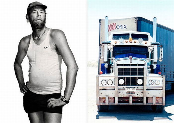 Truckers and Their Vehicles Look Alike (11 pics)