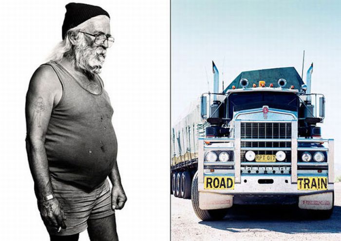Truckers and Their Vehicles Look Alike (11 pics)