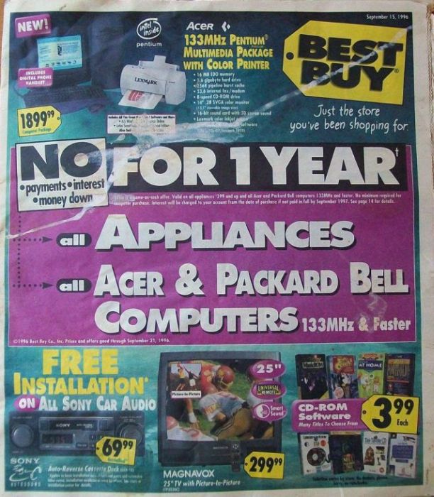 Best Buy Ads From The Past (16 pics)