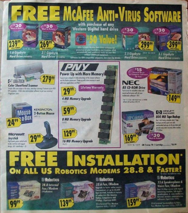 Best Buy Ads From The Past (16 pics)