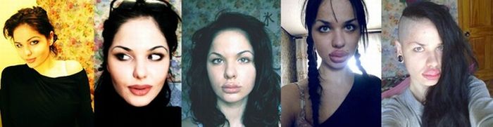 Weird Transformation of a Russian Girl (13 pics)