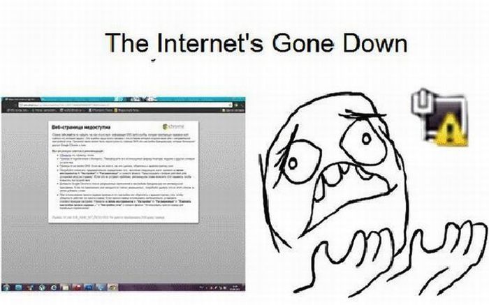 Hilarious Comics "When Internet is Disconnected" (comix)