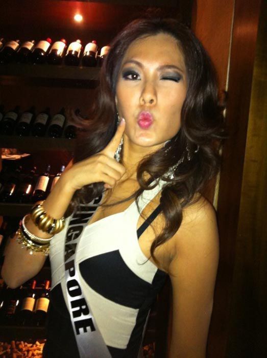 Funny Faces by Miss Universe Contestants (28 pics)